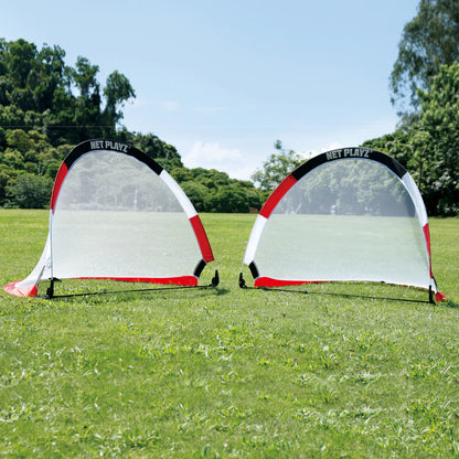 NET PLAYZ Pop-Up Soccer Training Goal Set