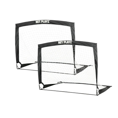NET PLAYZ Foldable Soccer Goal Set