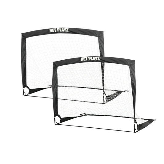 NET PLAYZ Foldable Soccer Goal Set