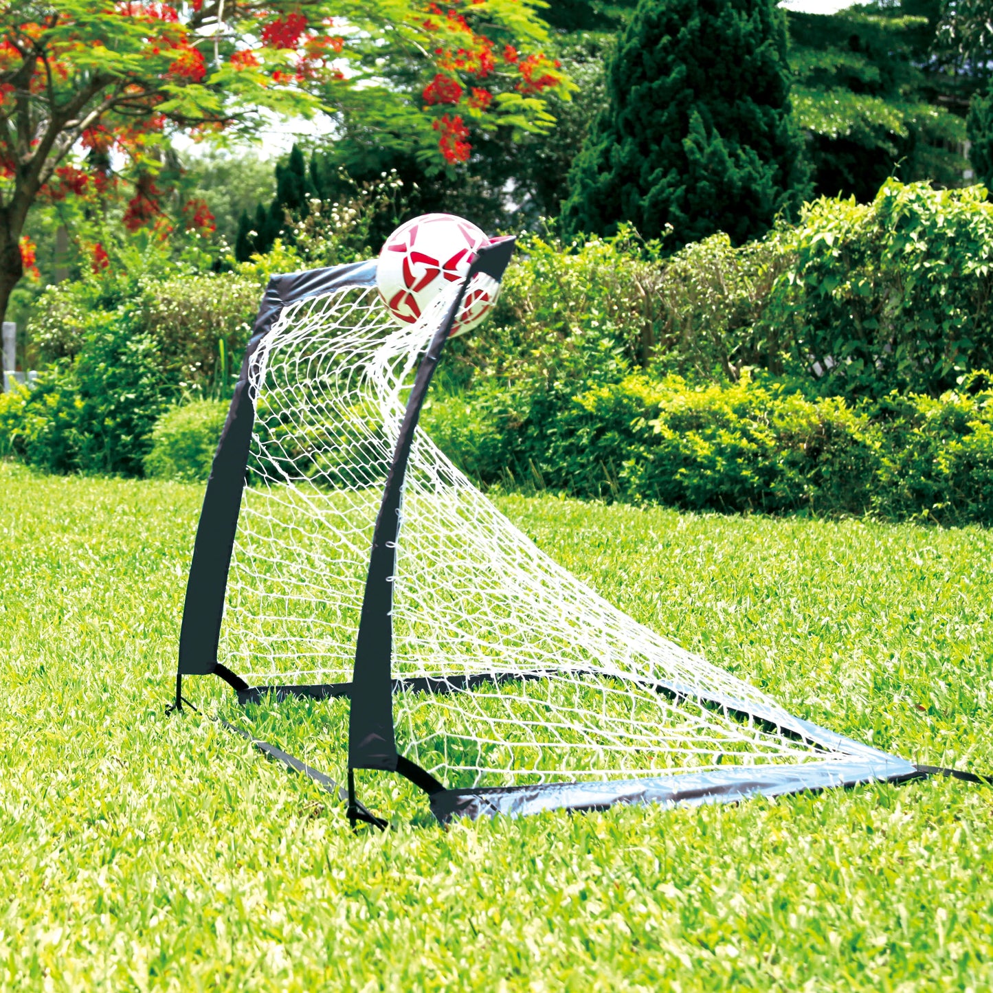 NET PLAYZ Foldable Soccer Goal Set