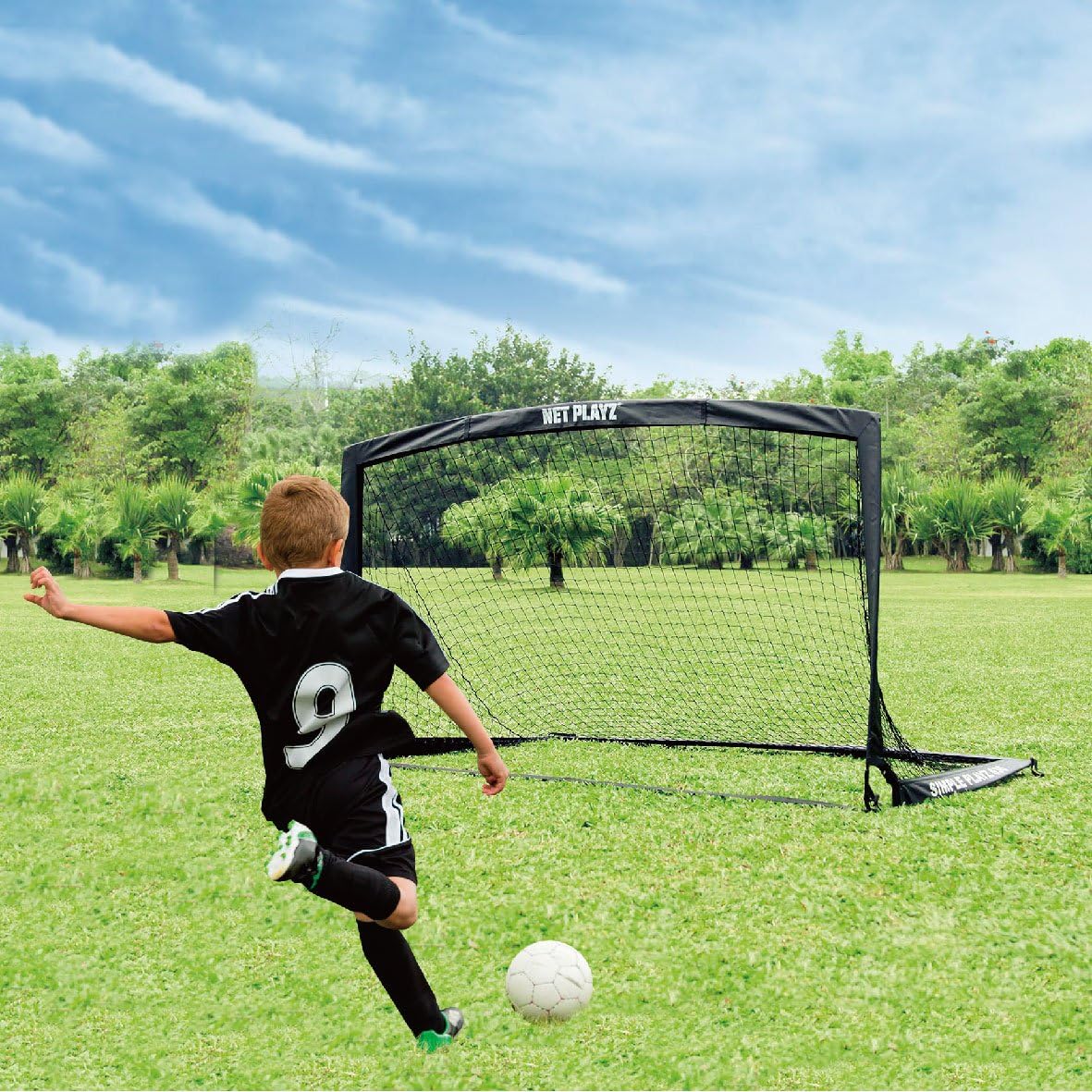 NET PLAYZ Foldable Soccer Goal - Small