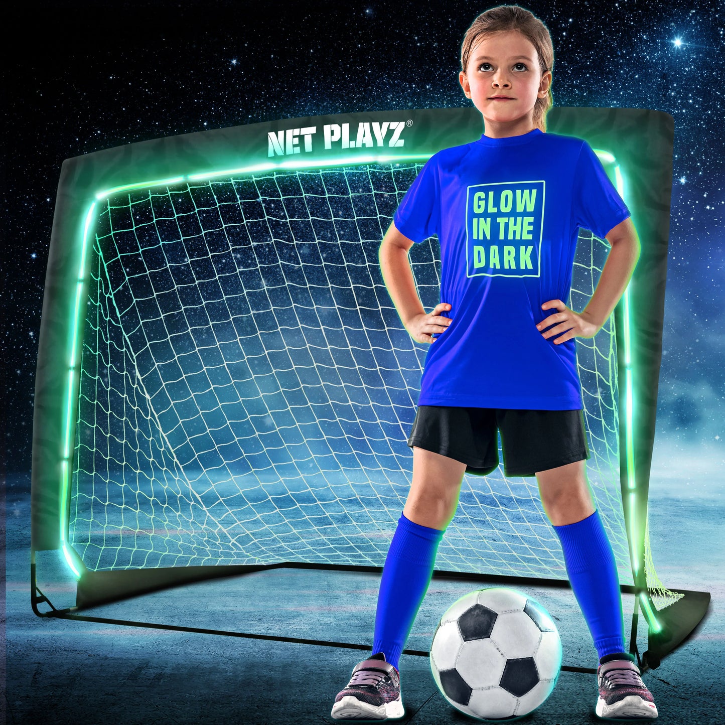 NET PLAYZ Light Up Soccer Goal