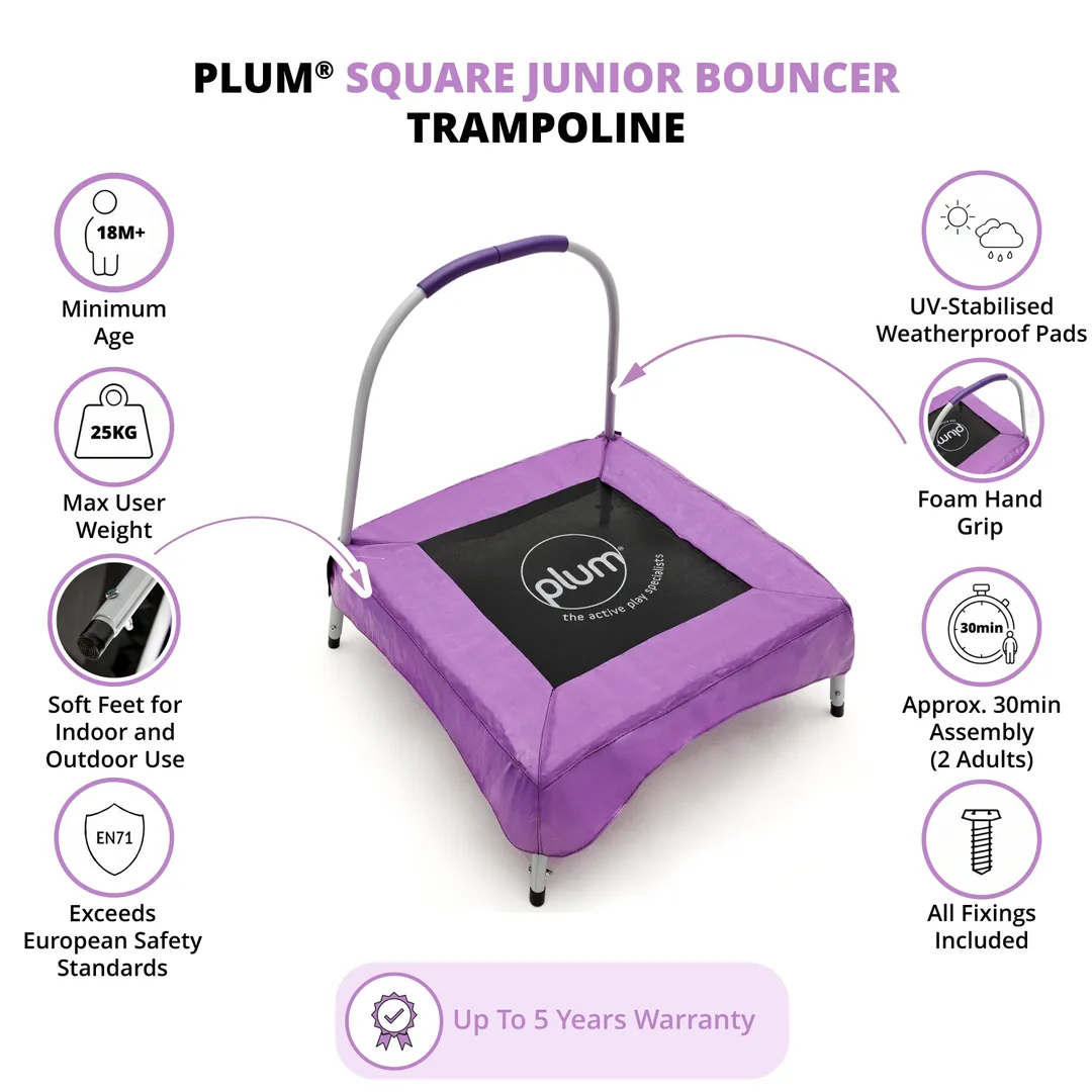 Plum Square Junior Bouncer