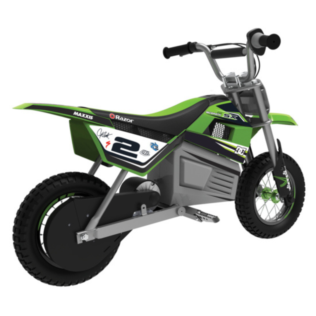 Razor SX350 McGrath Dirt Bike From 360 Leisure, Razor SX350 McGrath Dirt back image, motorbike, motor bike, kids motorbike, kids motor bike, kids minibike, minibike, kids mini bike, mini bike, razor, crazy cart, gift for kids, outdoor gifts for kids, fun gift for kids, razor scooter, electric scooter, electric scooters, razor electric scooter, razor scooter electric scooter, razor e scooter, razor e electric scooter, razor power scooter, razor e100s electric scooter